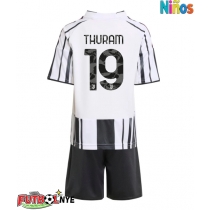 Camiseta Juventus Khephren Thuram #19 Primera Equipación para niños 2025-26 manga corta (+ pantalones cortos)